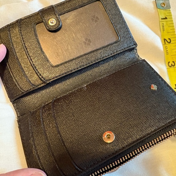 Kate Spade B&W Polka Dot Wallet - Picture 3 of 8